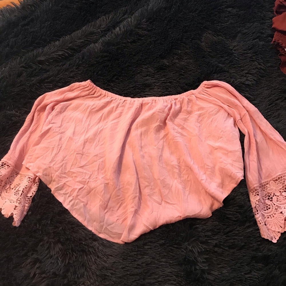 Off the shoulder Charlotte Russe Top!